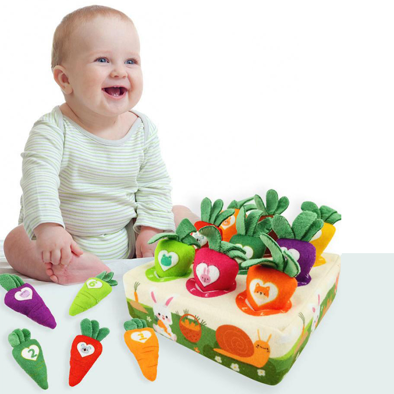 Kids Educational Box - New-Baby Carrot Harvest Game Montessori Toy
