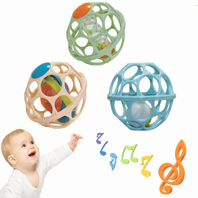 Kids Education Mobile - Baby Hand Rattle Soft Ball Toys