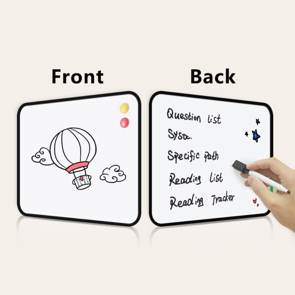 A5/A4/B4/A3 Whiteboard Double- - Magnetic Letter Board ulasan dan harga