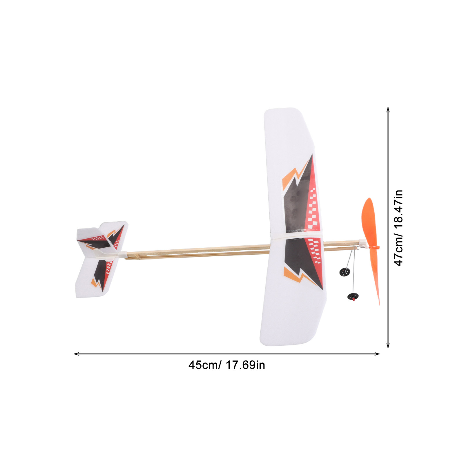 Foam Airplane Glider Kit Rubbe - Kids Education Design ulasan dan harga