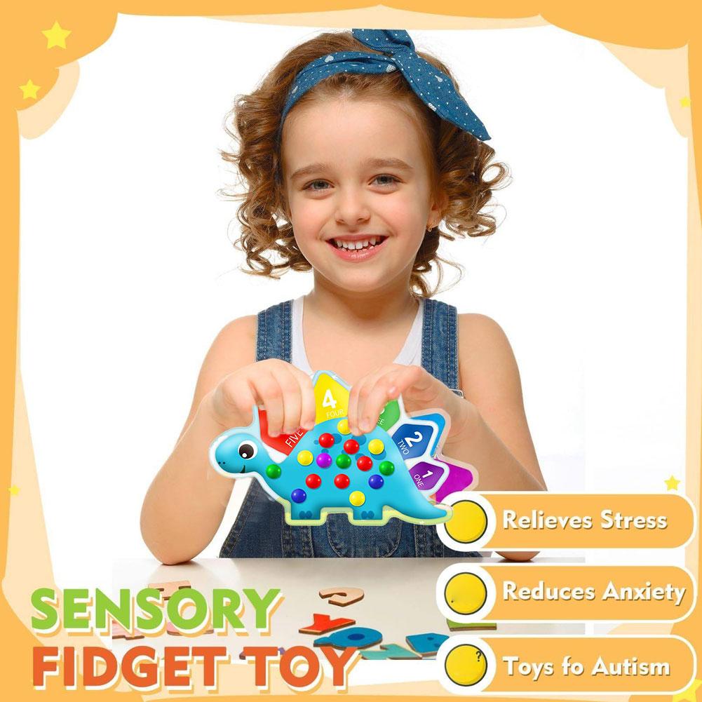 Dinosaur Sorting Toy Color Cog - Kids Education Design ulasan dan harga