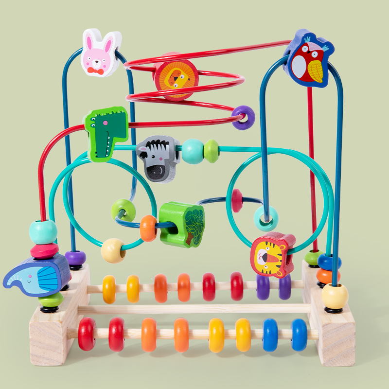 Montessori Toys Wooden Roller  - Kids Educational Box ulasan dan harga
