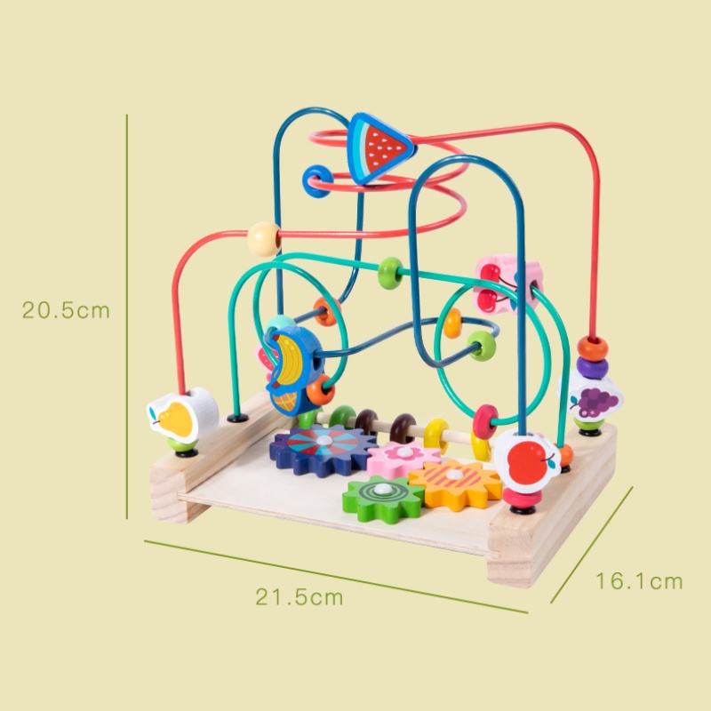 Montessori Toys Wooden Roller  - Kids Educational Box ulasan dan harga