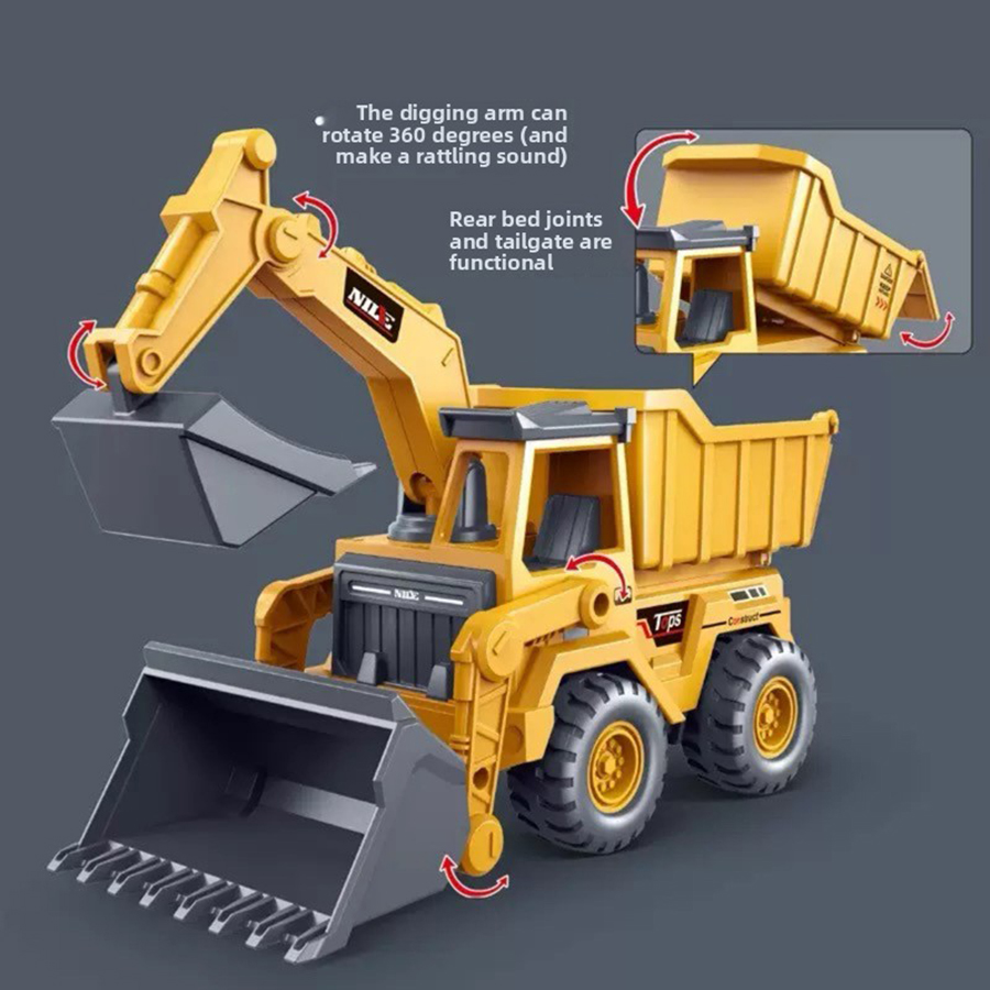 1pcs Excavator Truck Model Toy - Kids Education Material ulasan dan harga