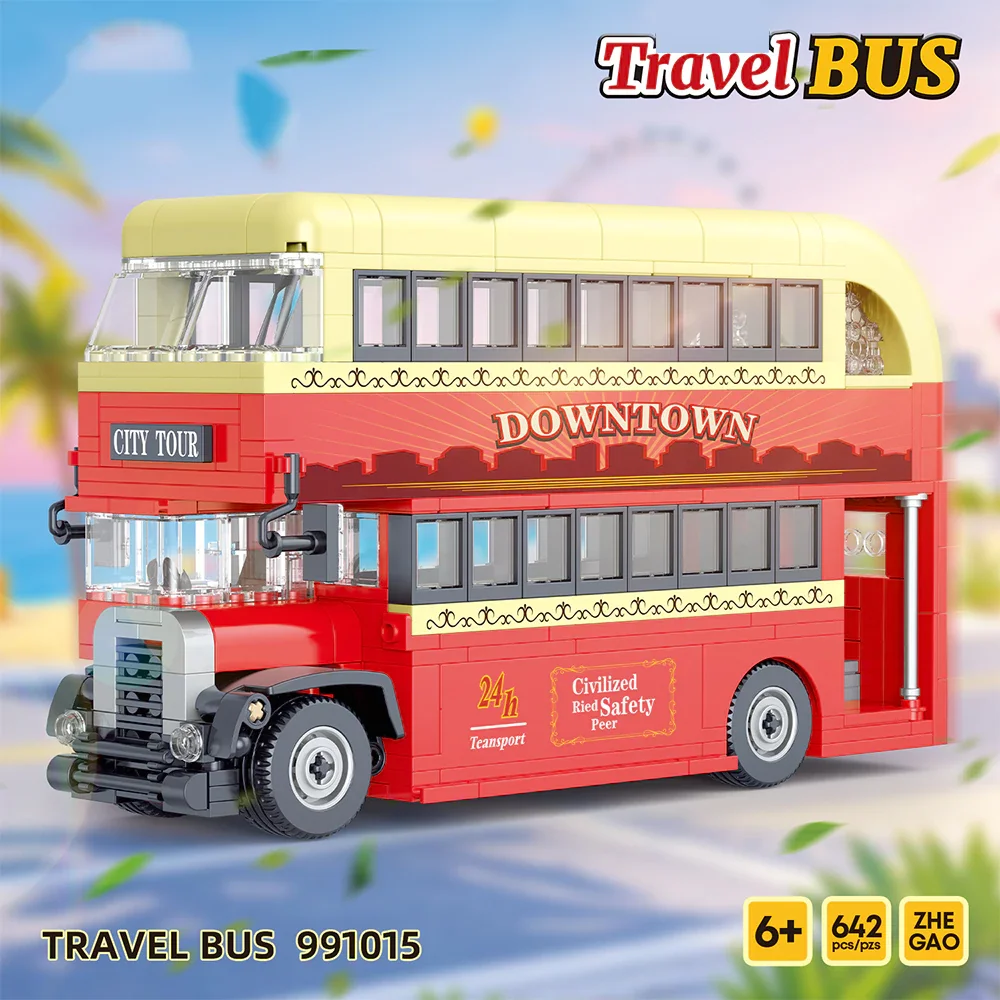642 Pcs Germany Double-Decker  - Kids Education In Germany ulasan dan harga