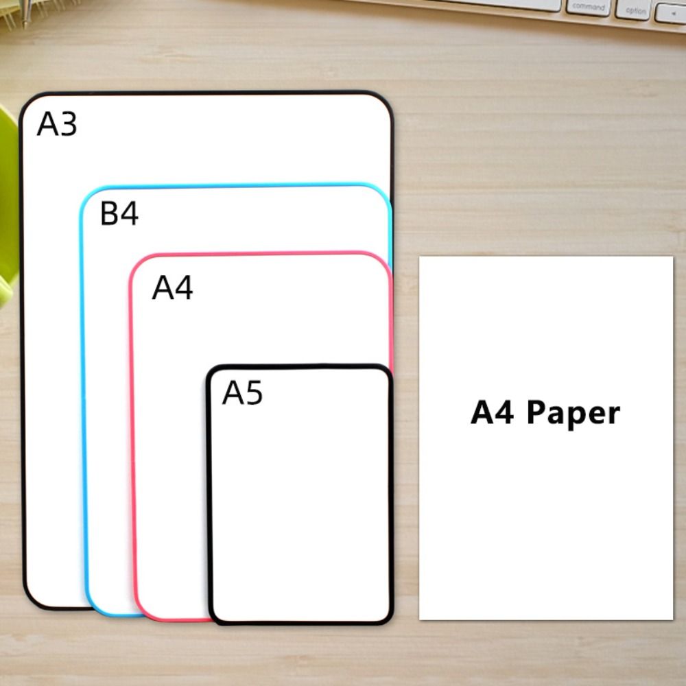 A5/A4/B4/A3 Whiteboard Double- - Magnetic Letter Board ulasan dan harga
