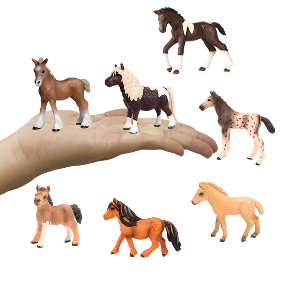 Horse Figurine Farm Animals Po - Kids Education Material ulasan dan harga