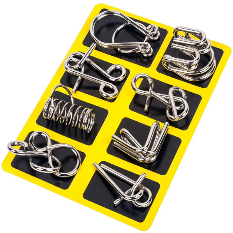 8PCS/Set Metal Montessori Wire - Kids Education Material ulasan dan harga