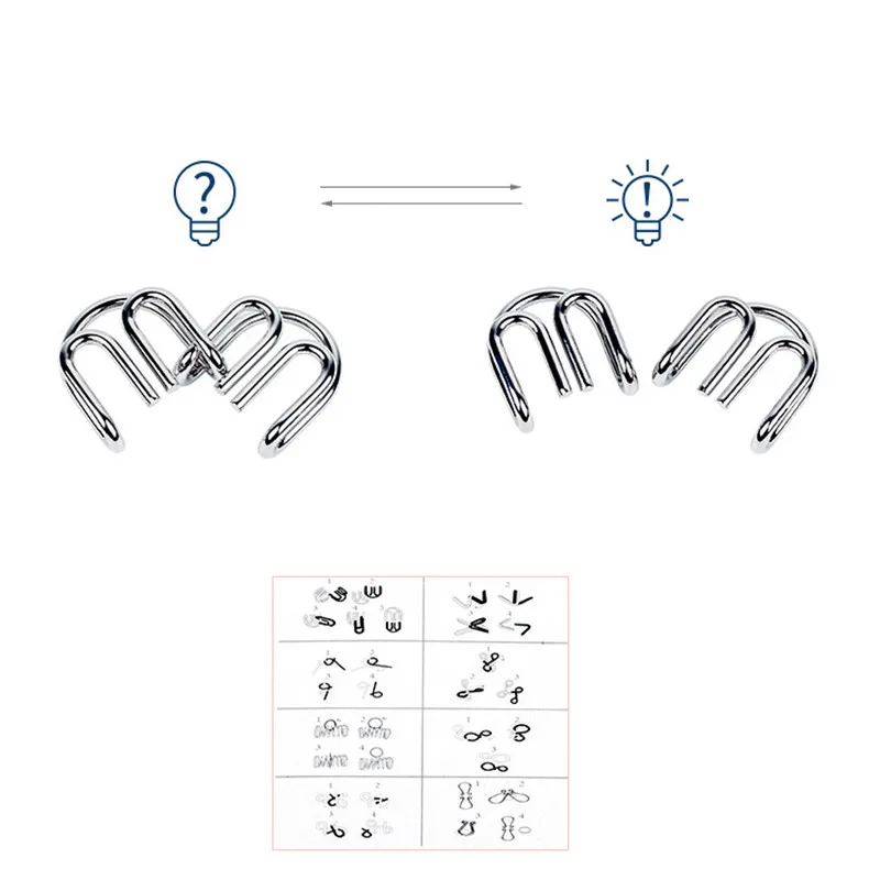 8PCS/Set Metal Montessori Wire - Kids Education Material ulasan dan harga