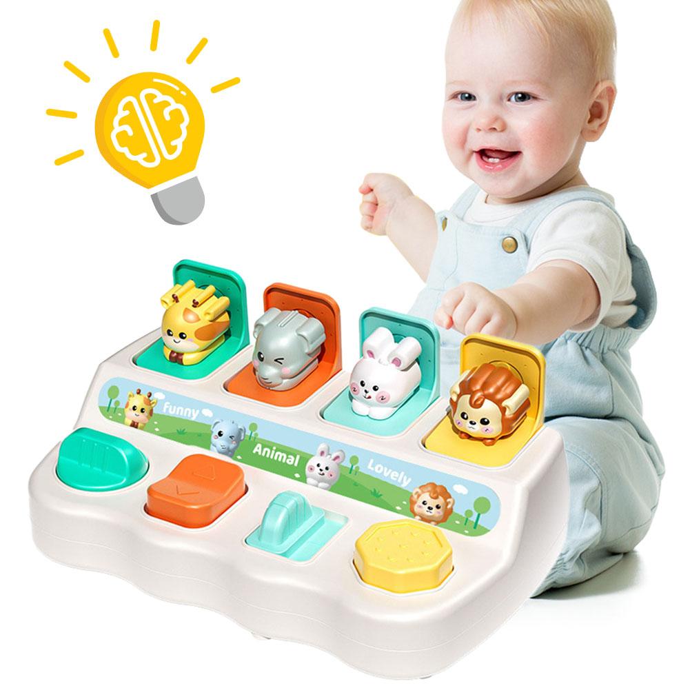 Interactive Pop Up Animals Toy - Kids Educational Box ulasan dan harga