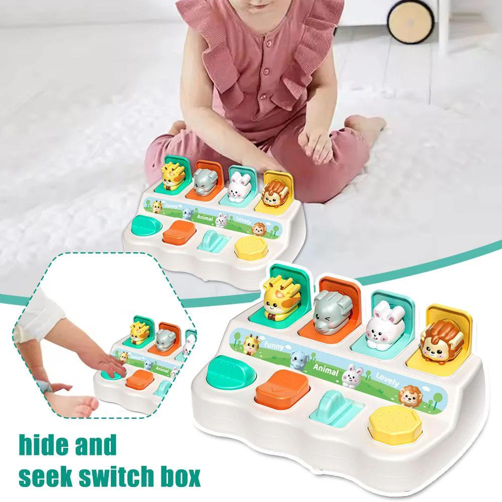 Interactive Pop Up Animals Toy - Kids Educational Box ulasan dan harga