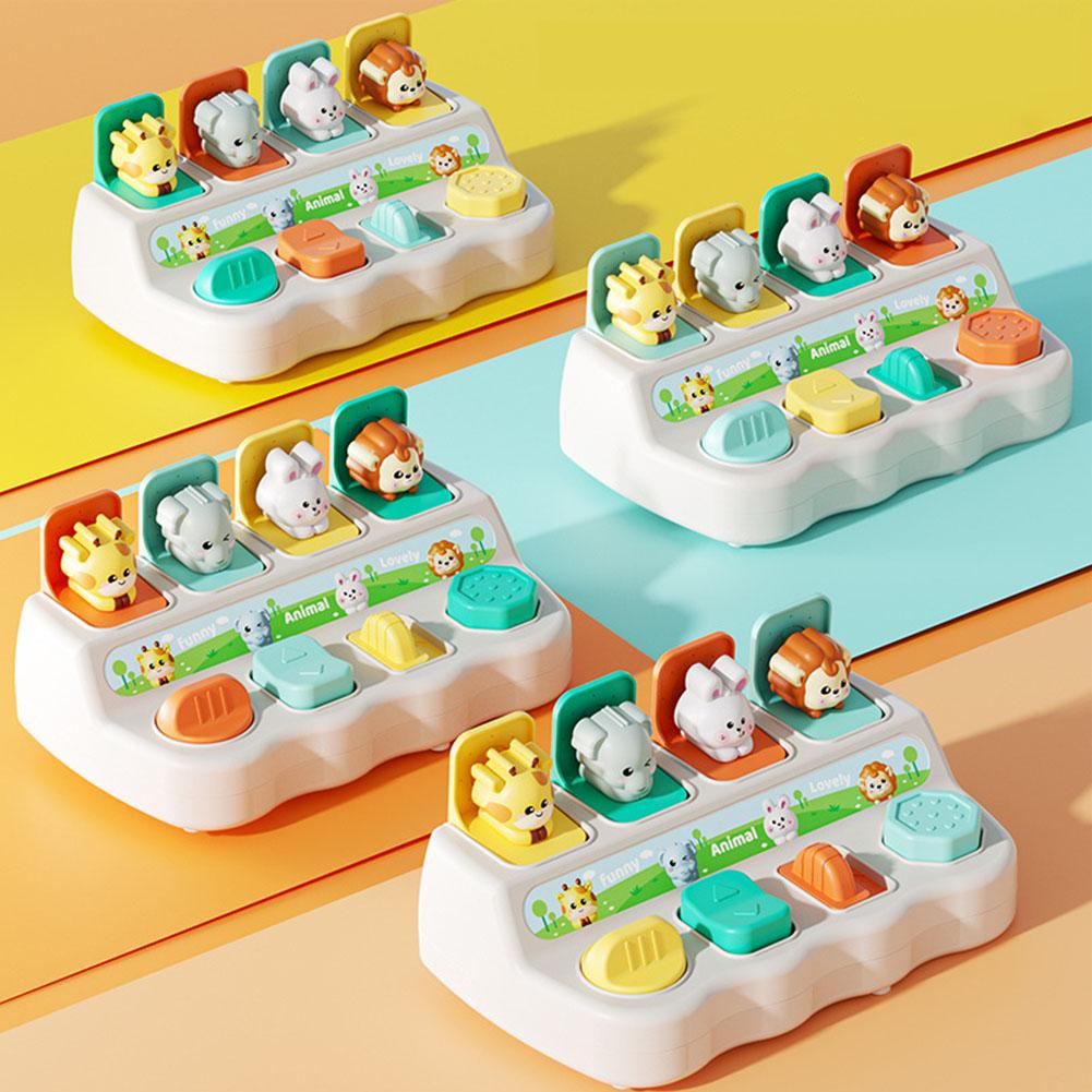 Interactive Pop Up Animals Toy - Kids Educational Box ulasan dan harga