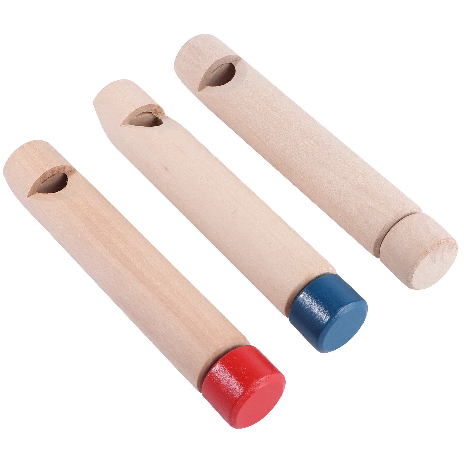 3Pcs Wooden Trumpet Whistles f - Kids Education Design ulasan dan harga