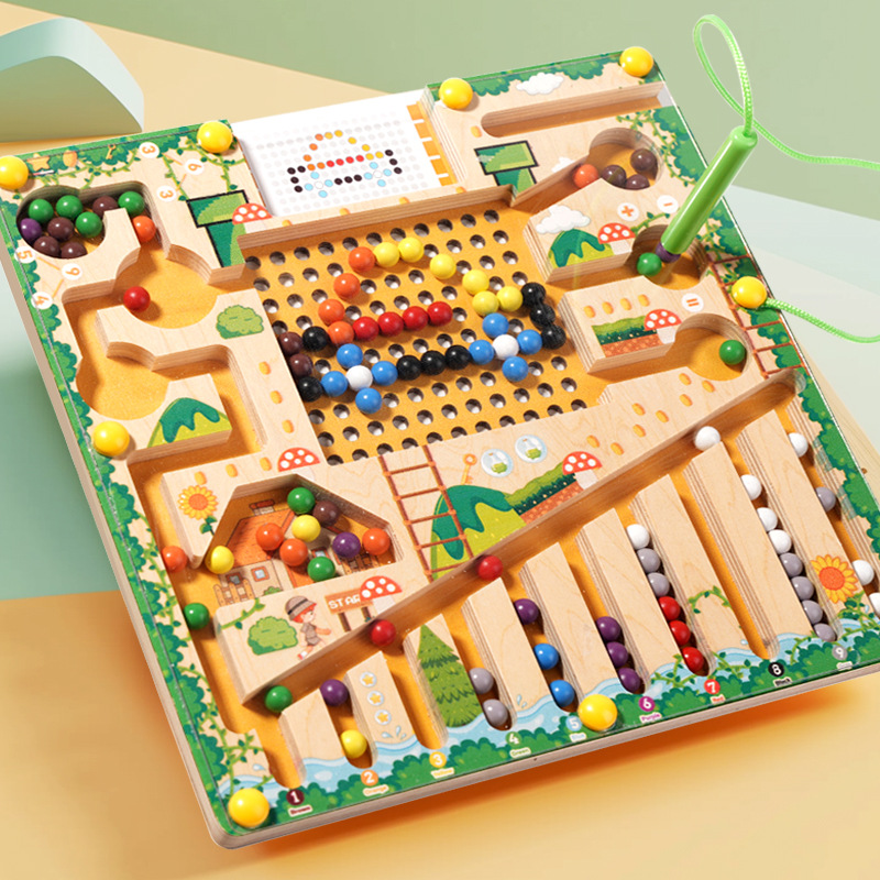 Magnetic Sorting Games Montess - Kids Educational Box ulasan dan harga