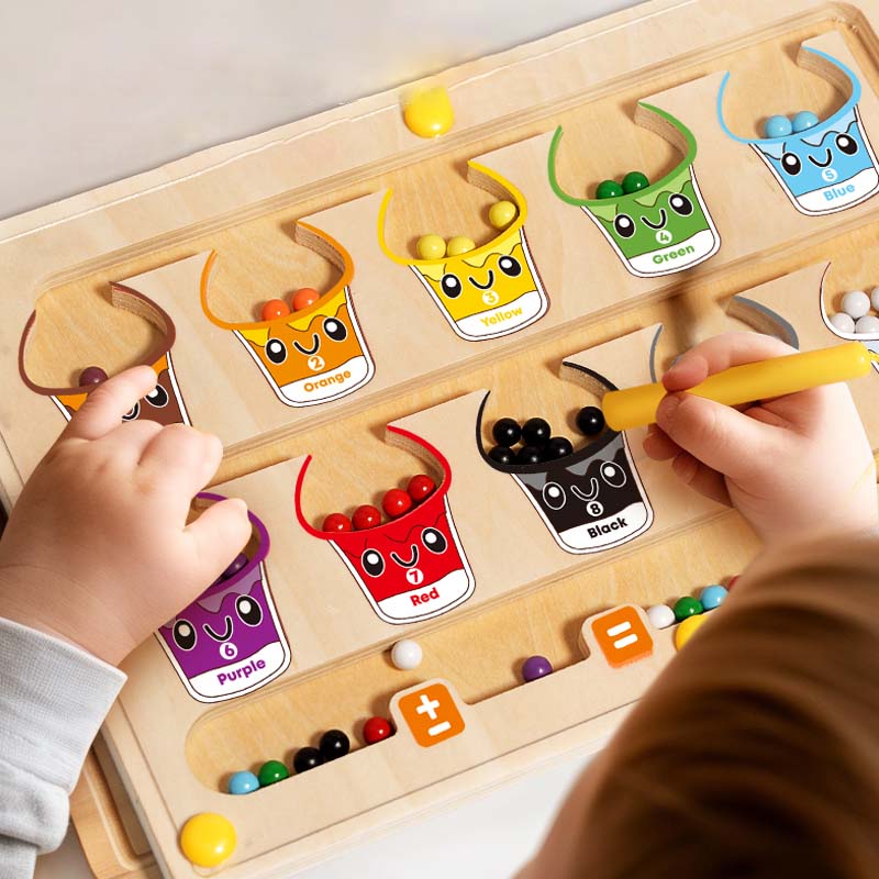 Magnetic Sorting Games Montess - Kids Educational Box ulasan dan harga