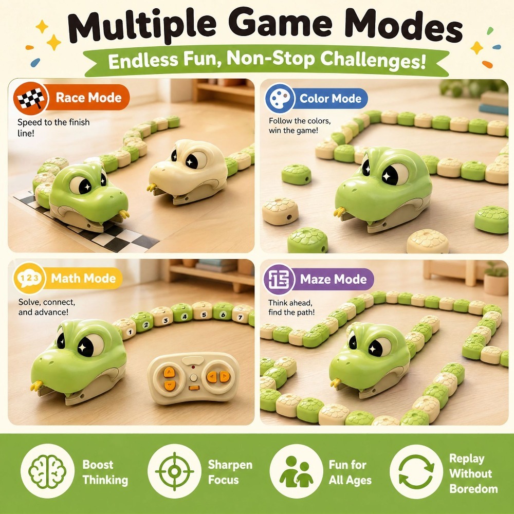 Remote Controlled Greedy Snake - Kids Educational Resources ulasan dan harga