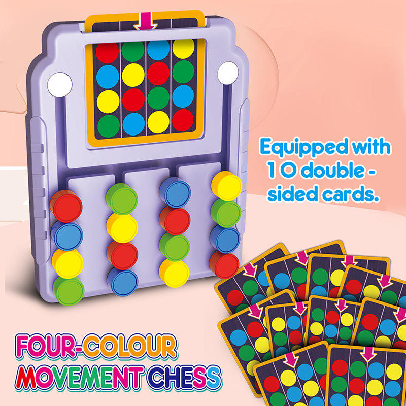 Four-Color Tic-Tac-Toe Logic T - Kids Education Material ulasan dan harga
